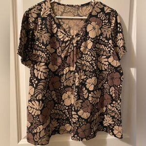 Unbranded Floral Print Top
